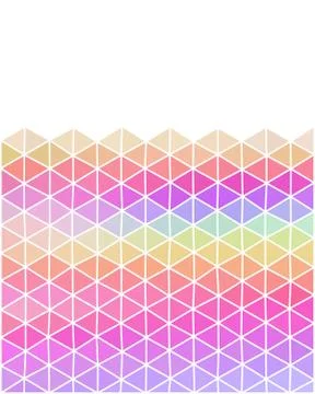 Pastel colored triangular background with copy space Stock Illustration