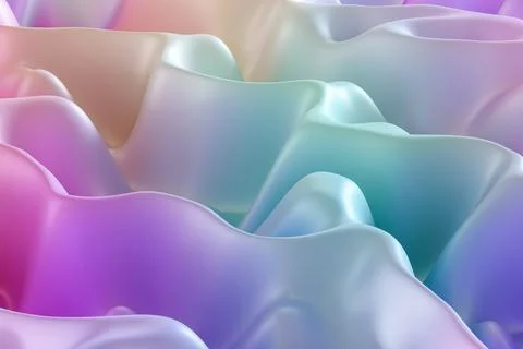 Pastel-colored, wavy gradient background with smooth, flowing texture. Gent.. Stock Photos
