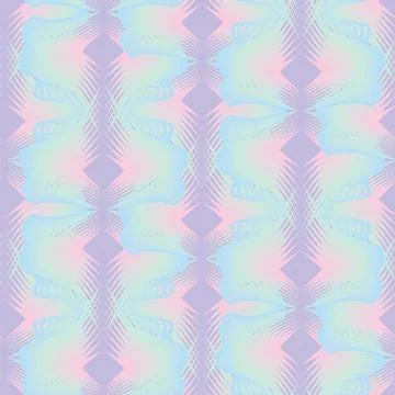 A pastel colors ogee seamless vector pattern Stock Illustration