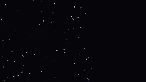 Pastel Confetti Cascade Waterfall Flow Loop Background Stock Footage 342608290