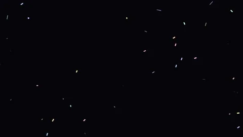 Pastel Confetti Gentle Soft Drift Loop Background Stock Footage 342608374