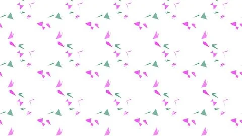 Pastel Confetti Triangle Seamless Pattern design Stock Illustration