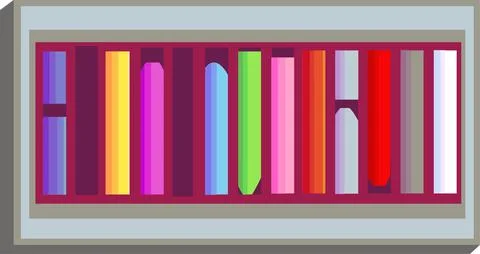 Pastel crayons Stock Illustration