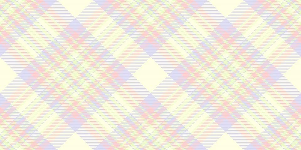 Pastel diagonal plaid pattern, perfect for textile design, wallpapers, or web Stock Illustration