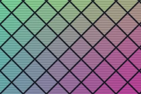 Pastel diamond tiles create a soft gradient lattice across the surface with Illustrazione stock