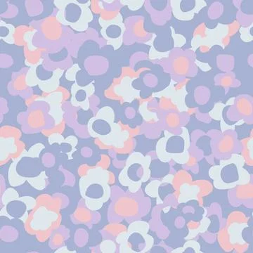 Pastel DItsy Floral seamless pattern design Stock Illustration