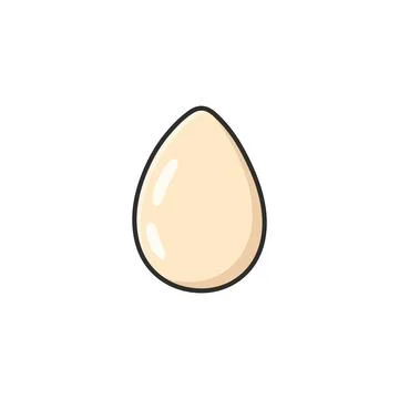 Pastel doodle makeup sponge vector icon in a clean illustrated style. Beaut.. Stock Illustration