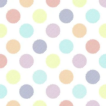 Pastel dot seamless pattern. Texture from squares for - plaid, tablecloths,.. Stock Illustration