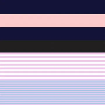 Pastel Double Striped seamless pattern design Illustrazione stock