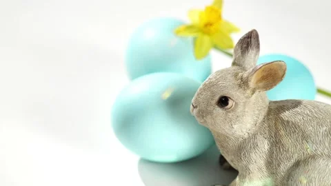 Pastel Easter Background.Easter celebration and seasonal greeting. Stock-Footage 330235722