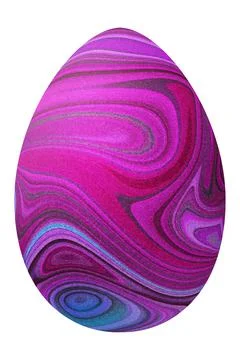 Pastel Easter Egg, trendy style egg Illustrazione stock