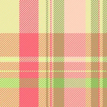 Pastel fabric pattern tartan, native textile plaid background. Detailed che.. Stock Illustration