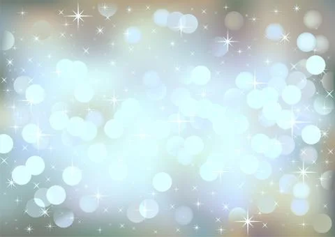 Pastel festive lights, vector background. Stock Illustration