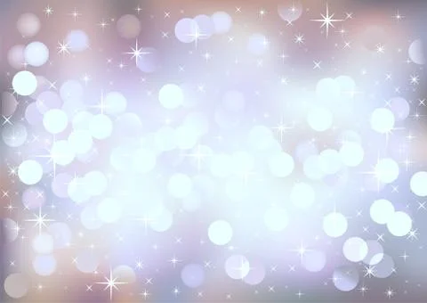 Pastel festive lights, vector background. Stock Illustration