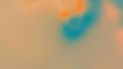 Pastel Fluid Abstract Background Orange Teal Modern Blur 4K Stock Footage 312906575