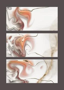 Pastel fluid marble pattern Stock Illustration