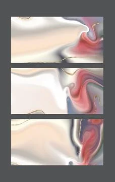 Pastel fluid marble pattern Stock Illustration