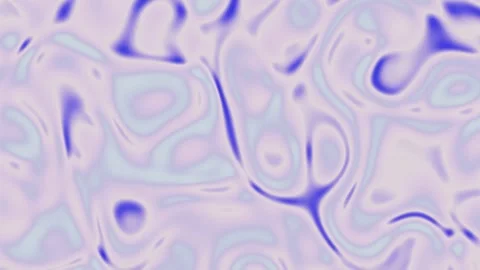 Pastel Fluid Motion Loop - Soft Lavender and Blue Abstract Ripples Stock Footage 333080960