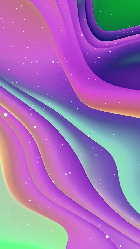 Pastel Fluid Waves, Soft Gradient Flow 스톡 동영상 303563098