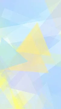 Pastel geometric abstract pattern with soft blue, light yellow, and clean p.. Stock Illustration
