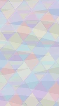 Pastel geometric mosaic pattern with overlapping triangles in soft lavender.. Stock Illustration