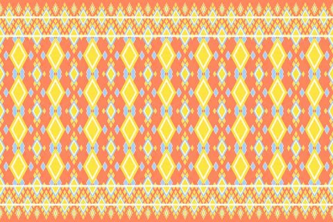 Pastel geometric pattern design for background carpet wallpaper, clothing, Stock Illustration