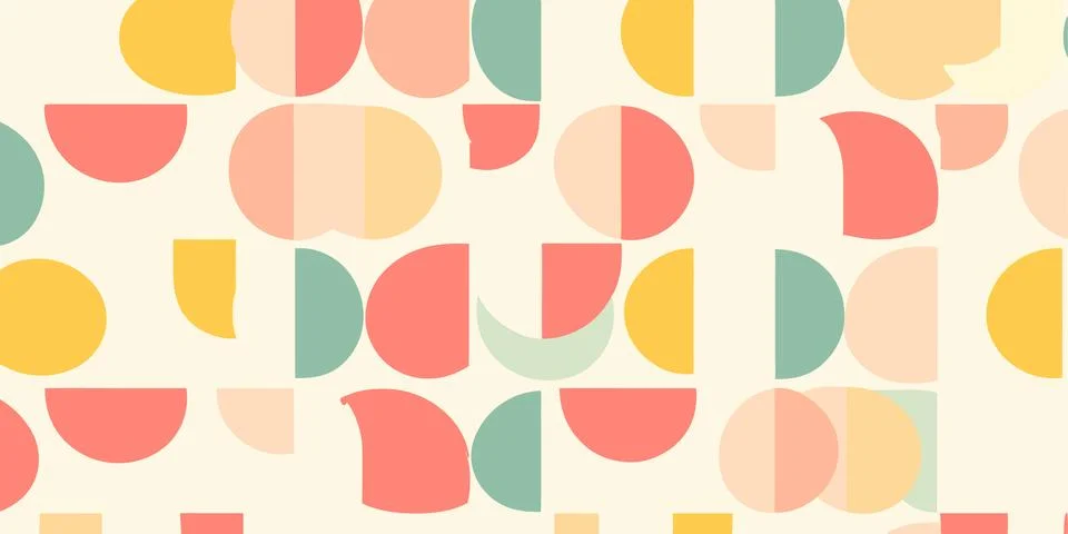 Pastel Geometric Pattern Image Background Stock Illustration