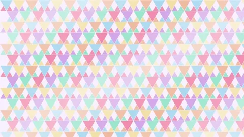 Pastel Geometric Seamless Pattern: Abstract Retro Triangle Background for D.. Stock Footage 333799860