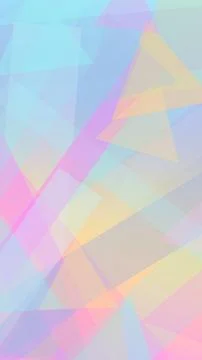 Pastel geometric triangle pattern in soft blue, pink and purple creates a c.. Stock Illustration