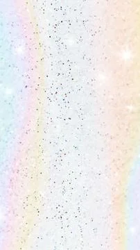 Pastel glittery rainbow background Stock Illustration