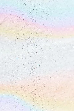 Pastel glittery rainbow background Stock Illustration