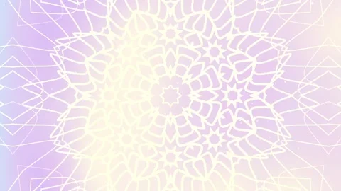 Pastel gradient background with mandala overlay Stock Footage 302183436