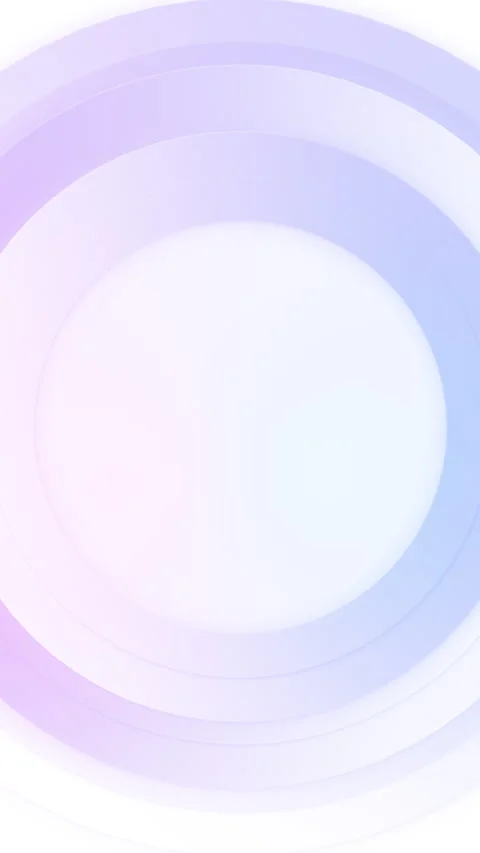 Pastel gradient concentric circles abstract background seamless loop. 4K Stock Footage 329458540