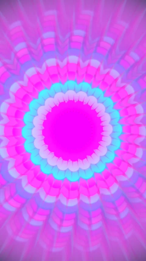 Pastel Gradient Floral Motion Background Stock Footage 264028602
