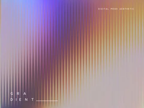 Pastel gradient mesh background with vertical stripes and smooth transitions. Illustrazione stock