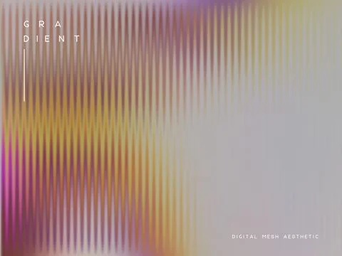 Pastel gradient mesh background with vertical stripes and smooth transitions. Stock Illustration