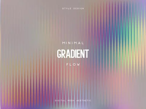 Pastel gradient mesh background with vertical stripes and smooth transitions. Stock Illustration