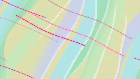 Pastel gradients with intersecting lines, abstract art composition 스톡 동영상 331648288