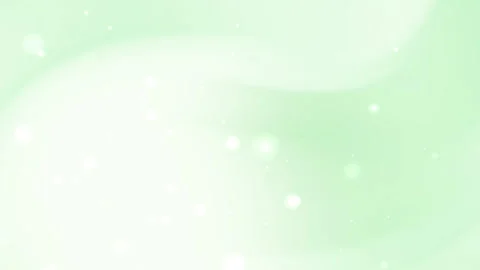 Pastel Green Smooth Abstract Background with Glowing Floating Light Elements Stock Footage 311852074