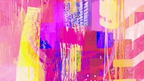 Pastel Grunge Painted Background Seamless Loop Vídeo Stock 328319391