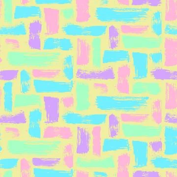 Pastel grunge pattern with layered brushstrokes and rough painted shapes 스톡 일러스트
