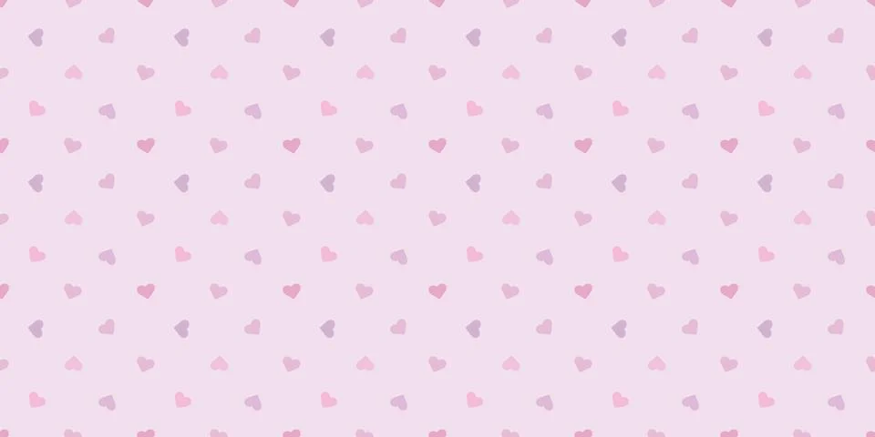 Pastel hearts seamless pattern vector background 스톡 일러스트