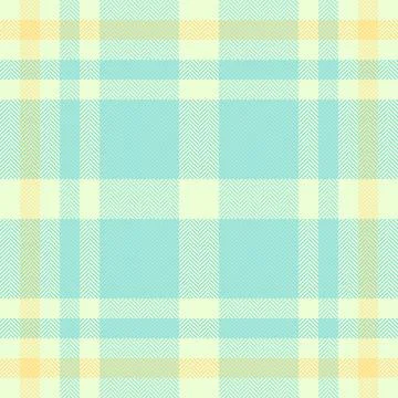 Pastel herringbone plaid pattern.  Soft, calming teal and yellow tones create Stock Illustration