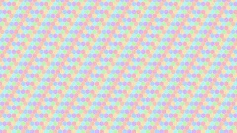 Pastel Hexagon Pattern Background Illustration
