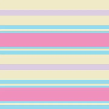 Pastel Horizontal Striped seamless pattern design Stock Illustration