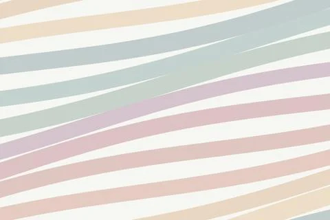Pastel horizontal stripes create a soft, modern abstract background with ge.. Stock Illustration