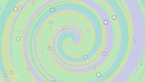 Pastel Hypnotic Spiral Vortex with Glowing Magical Particles Stock Footage 336269177