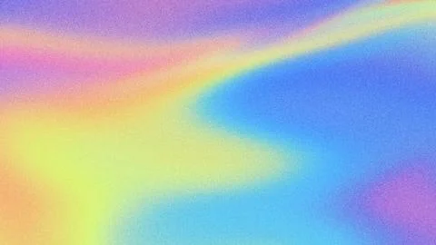 Pastel Iridescent Wave Pattern in Soft Rainbow Colors for Dreamy 2000s Aesthetic Stock Illustration