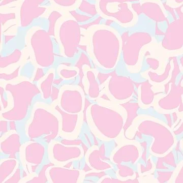 Pastel Leopard Animal textile pattern design in pink for fashion and home t.. Stock Illustration