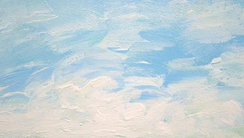 Pastel light blue and white acrylic painted background Stock Illustration